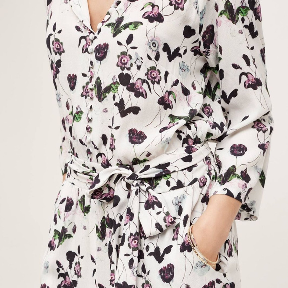 ANTHROPOLOGIE Floreat Romper M 6/8 NWT $128 Floral - Picture 3 of 8